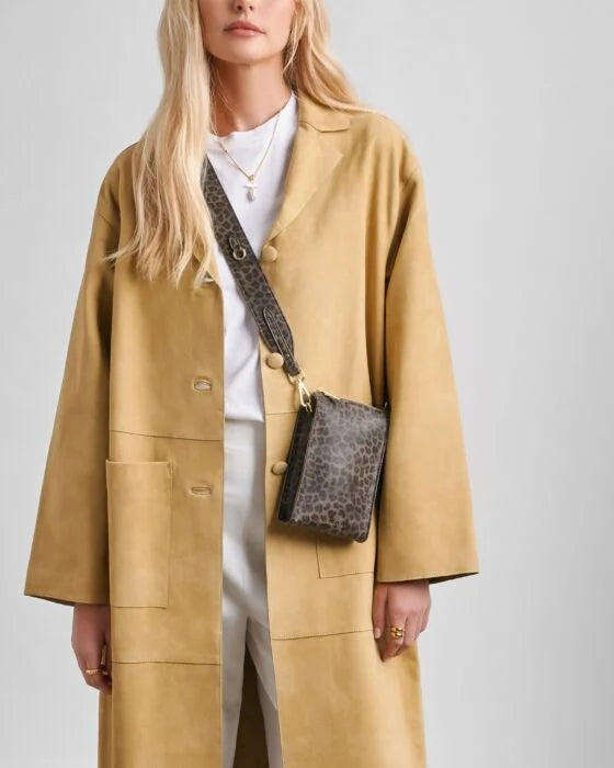 Katie Loxton Avery Slim Crossbody Bag Leopard
