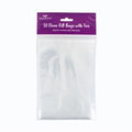Culpitt Small Clear Gift Bags With Ties 101x152mm 50 Pack