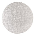 Culpitt Single Thick Round Turn Edge Silver Fern Cake Board 6"
