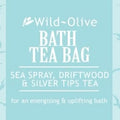 Wild Olive Bath Tea Bag Sea Spray Driftwood And Silver Tips Tea