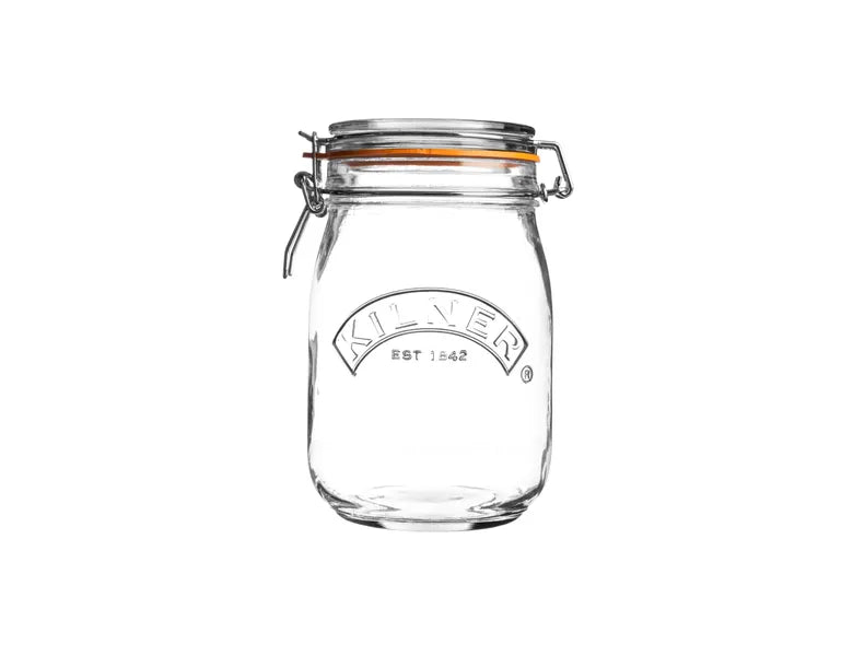 Kilner Round Clip Top Preserving Jar 1 Litre