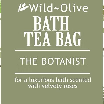 Wild Olive Bath Tea Bag The Botanist