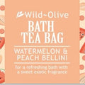 Wild Olive Bath Tea Bag Watermelon Peach & Mint Tea