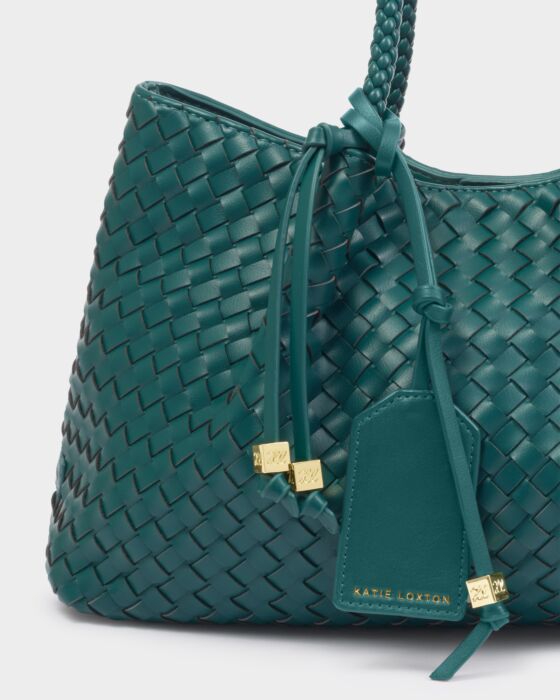 Katie Loxton Nova Small Shoulder Tote Palm Green