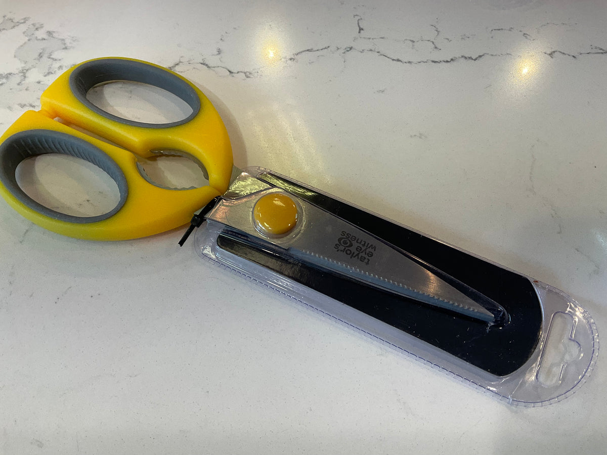 Taylors Eye Witness Kitchen Scissors Soft Grip Yellow