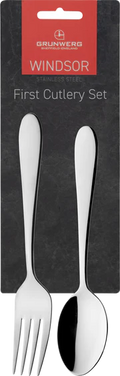 Windsor 2 Piece Fork & Spoon Child's Cutlery Set