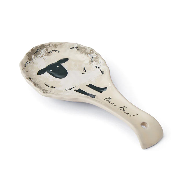 Highland Sheep Ceramic Spoon Rest Large