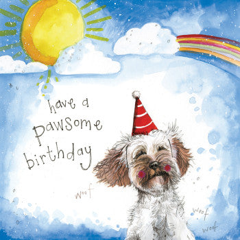 Alex Clark Card Sunshine Puppy Birthday