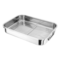 Judge Speciality Cookware Roasting Pan with Rack Stainless Steel 39x28x7cm