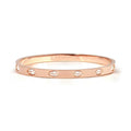 Nomination PRETTY BANGLES BRACELET, SATIN FINISH WITH WHITE STONES 029526/043