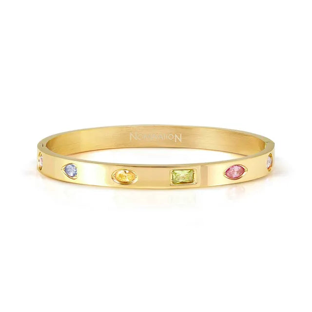 Nomination PRETTY BANGLES BRACELET, MULTI-COLOUR CZ 029532/024