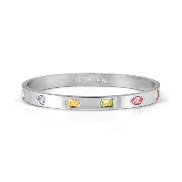Nomination PRETTY BANGLES BRACELET, MULTI-COLOUR CZ 029532/005