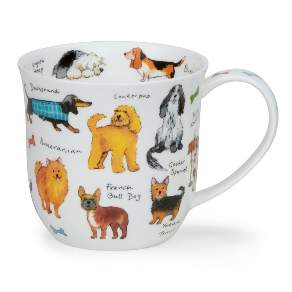 Dunoon Cumbrae Dog Breeds Fine Bone China Mug