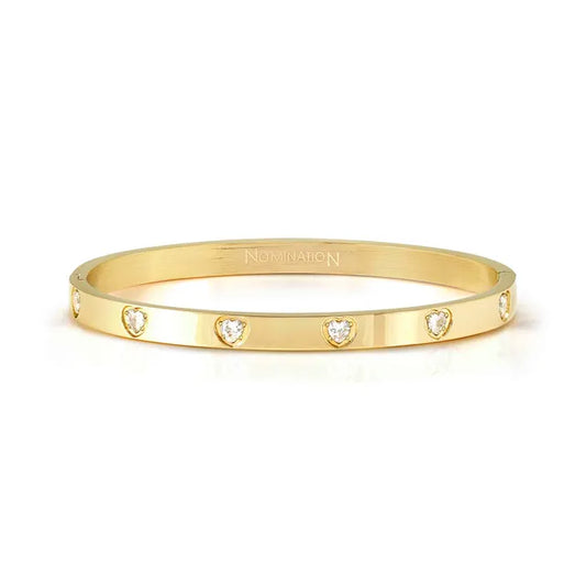 Nomination PRETTY BANGLES BRACELET, WHITE HEART CZ 029528/020
