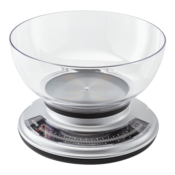Judge Kitchen Scales Chrome With Transparent Bowl 5kg