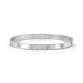 Nomination PRETTY BANGLES BRACELET, PINK HEART CZ 029529/002
