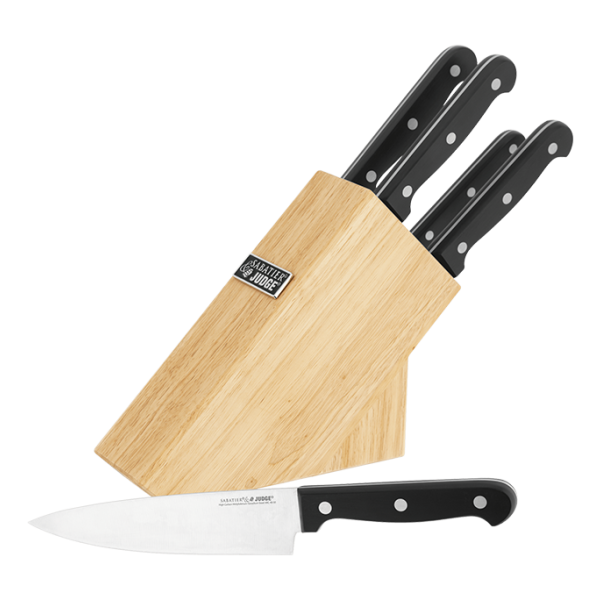 Judge Classic Knife Block Set Wood 5pc