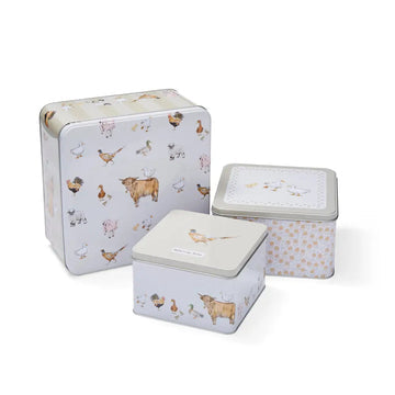 Cooksmart Buttercup Farm Cake Tins Square 3 Piece