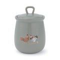 Cooksmart Hen House Lane Ceramic Canister Farm Happy Family