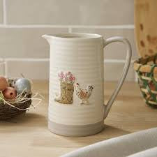 Cooksmart Hen House Lane Ceramic Jug Large