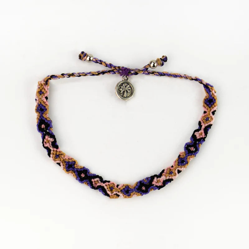 Pineapple Island Leme Surf Bracelet Purple