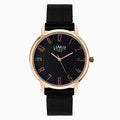 Limit Black Mesh Strap Watch