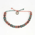 Pineapple Island Leme Surf Anklet Pink