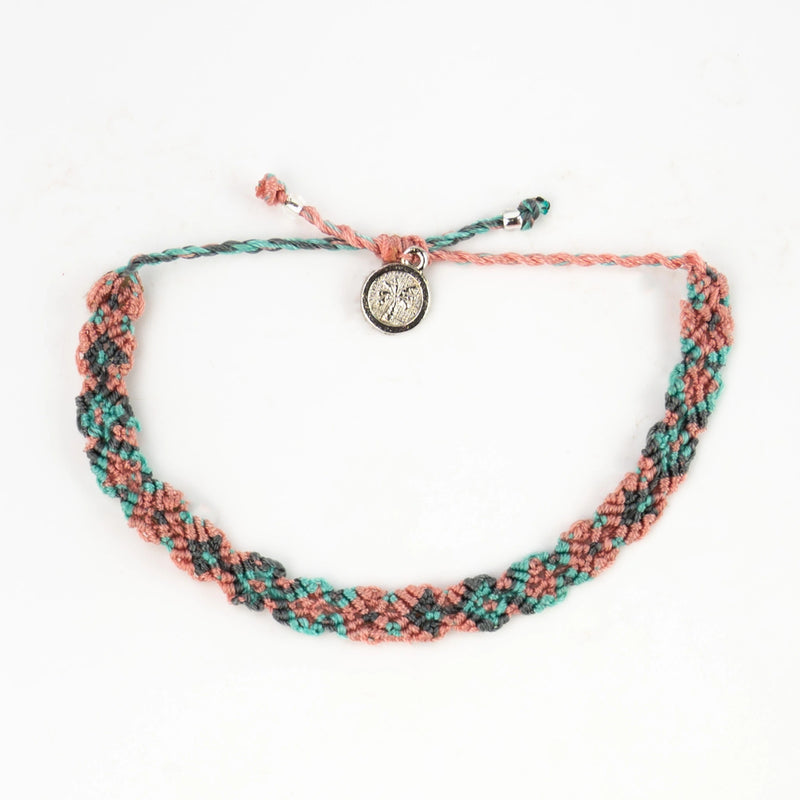 Pineapple Island Leme Surf Anklet Pink