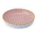 Mikasa Blue Geometric Stoneware Bowl 21cm
