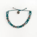 Pineapple Island Leme Surf Anklet Green