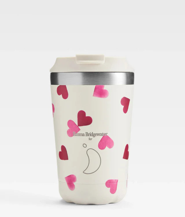 Chilly Emma Bridgewater Pink Hearts Original 340ml Coffee Cup