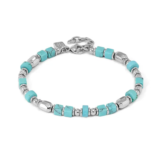 Nomination INSTINCTSTYLE INFINITY BRACELET, COLOURED BLOCK STONES 027936/003