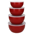 KitchenAid Prep Bowls With Lids Set of 4 Empire Red