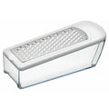 KitchenCraft Grater and Graduated Acrylic Oblong Collector