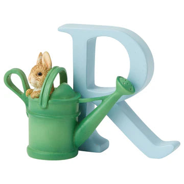 Beatrix Potter Letter R Peter Rabbit in Watering Can