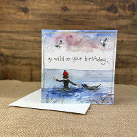 Alex Clark Wild Swimming Birthday Card