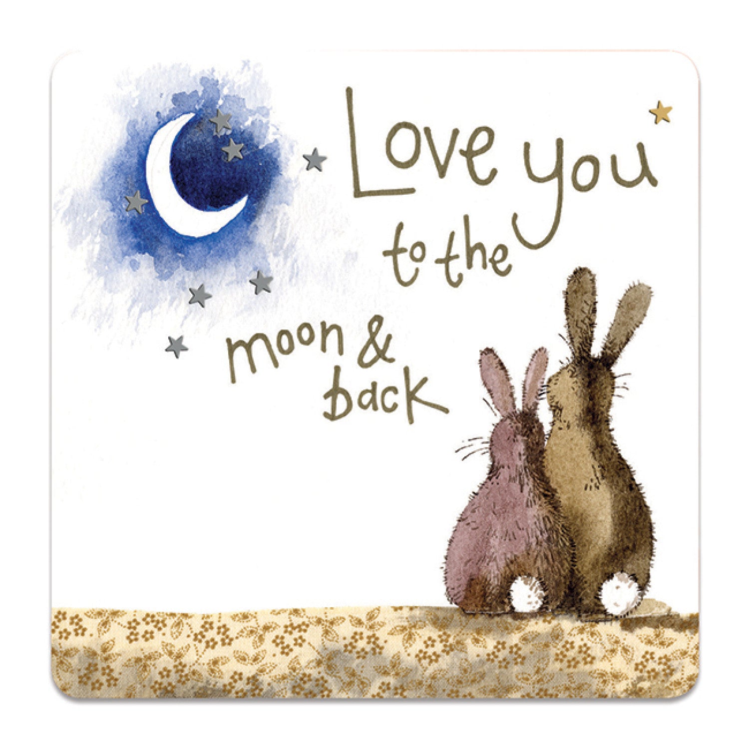 Alex Clark Moon and Back Coaster