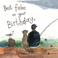 Alex Clark Best Fishes Greetings Card
