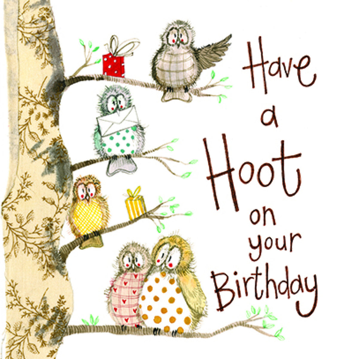 Alex Clark Have. A Hoot On Your Birthday Greetings Card