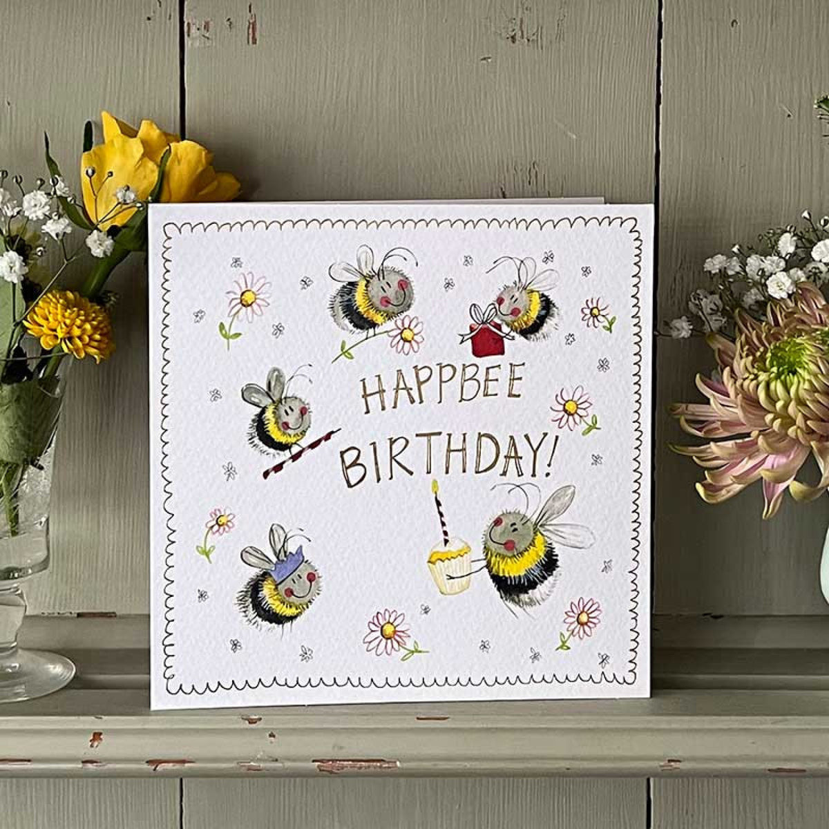 Alex Clark Bee Party Happbee Birthday Greetings Card