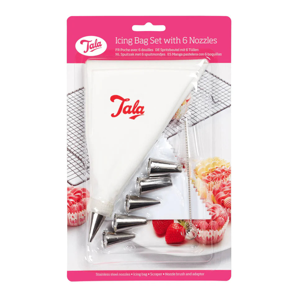 Tala Icing Bag With 6 Nozzles