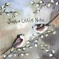 Alex Clark Just a Little Note Long-Tailed Tits Card