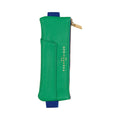 Designworks Vegan Leather Pen Pouch Bright Green and Navy
