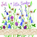 Alex Clark Country Flowers Thank You Card