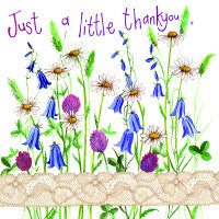 Alex Clark Country Flowers Thank You Card