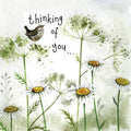 Alex Clark Thinking of You Wren Card