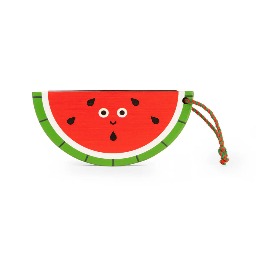 Kikkerland Wooden Harmonica Watermelon