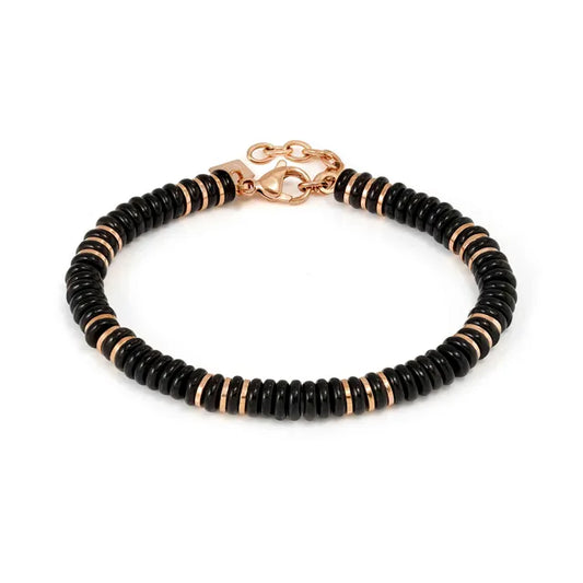 Nomination INSTINCTSTYLE INFINITY BRACELET, PINK PVD, COLOURED STONES 027938/102