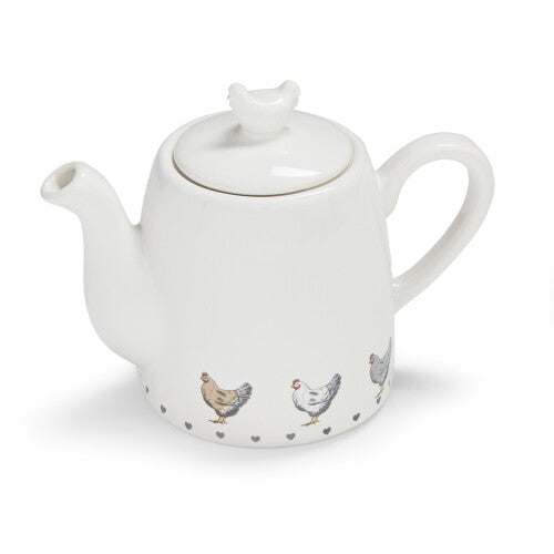 Cooksmart Hen House Lane Teapot with Infuser Ceramic