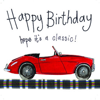 Alex Clark Card Classic Car Birthday